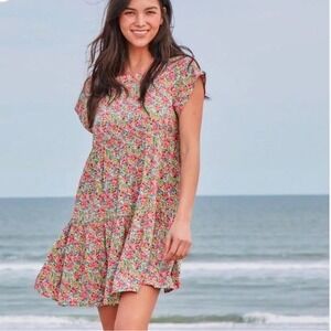 Natural Life Womens Floral Dress L
